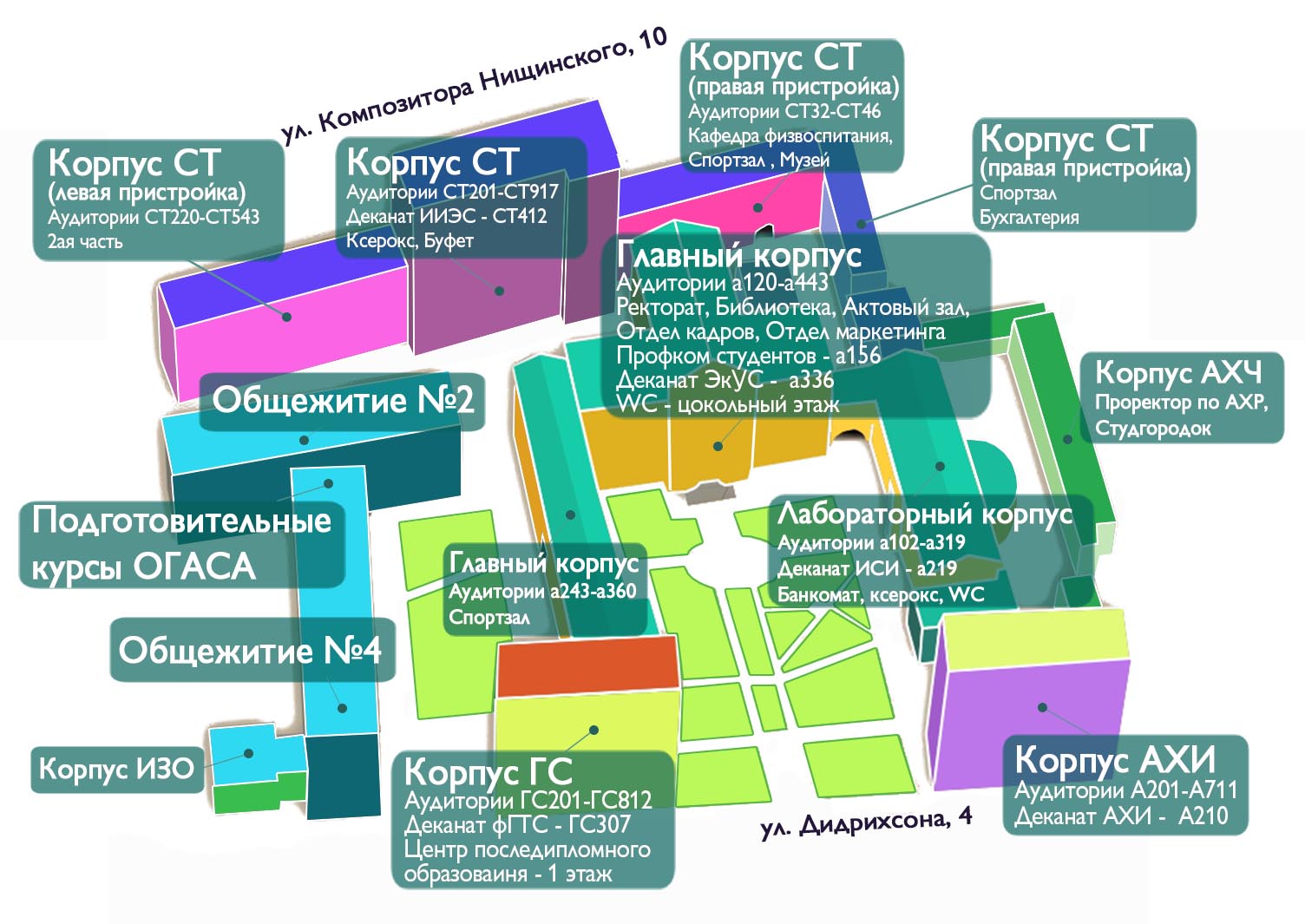 Карта ОГАСА
